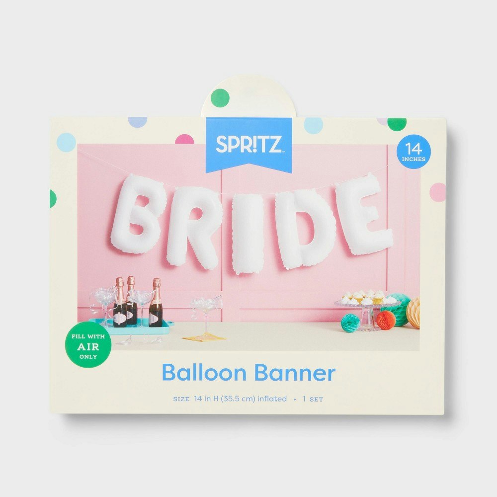 Spritz Bride Foil Balloon Banner: $7 Spritz Bride Foil Balloon Banner: $7