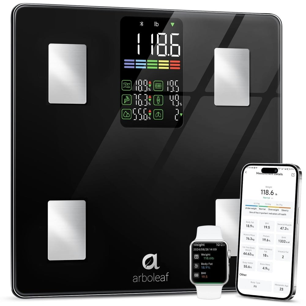 Arboleaf 500lb Smart Bathroom Scale: $39.79 Arboleaf 500lb Smart Bathroom Scale: $39.79