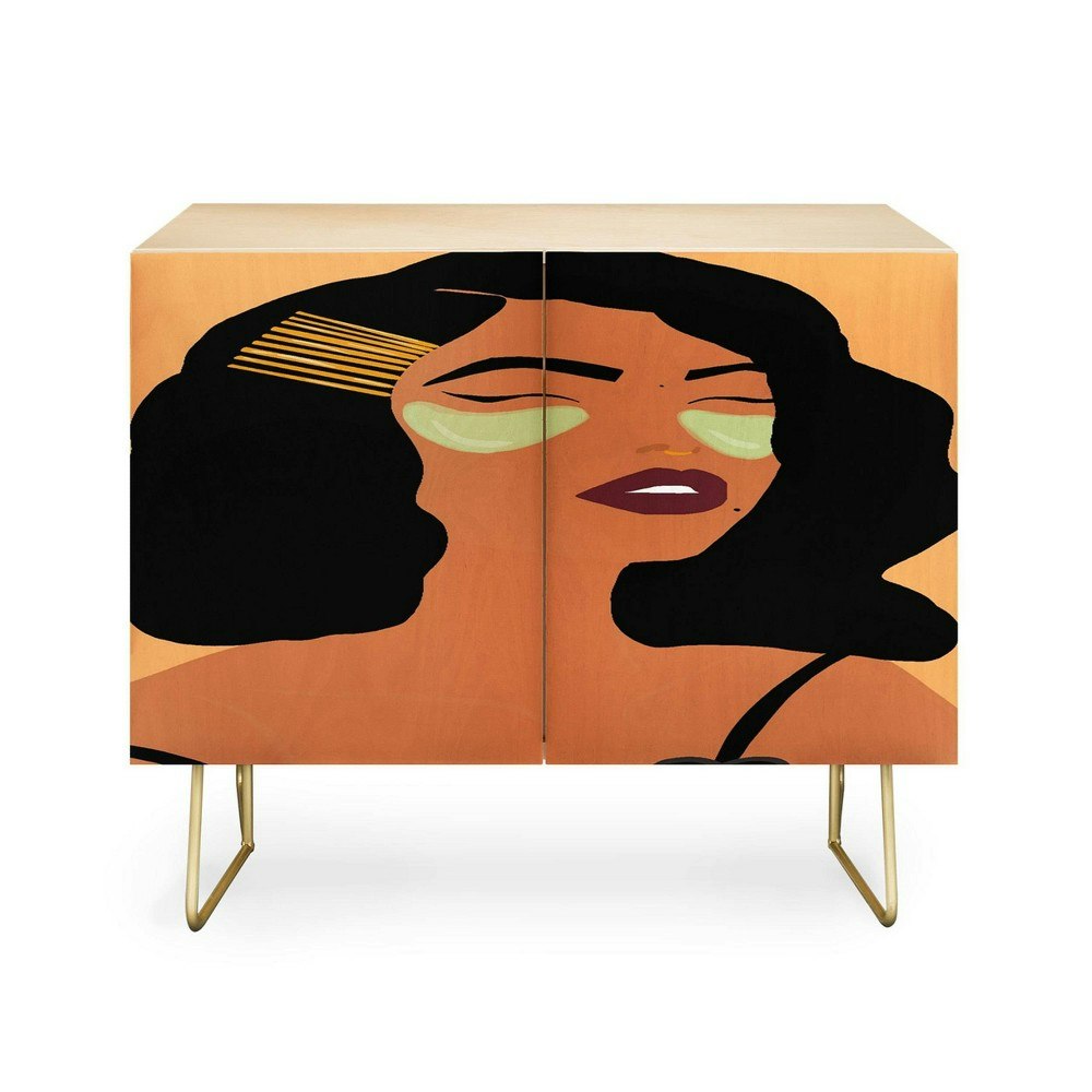 Eelise Ndri Mean Greens Credenza: $999.99 Eelise Ndri Mean Greens Credenza: $999.99