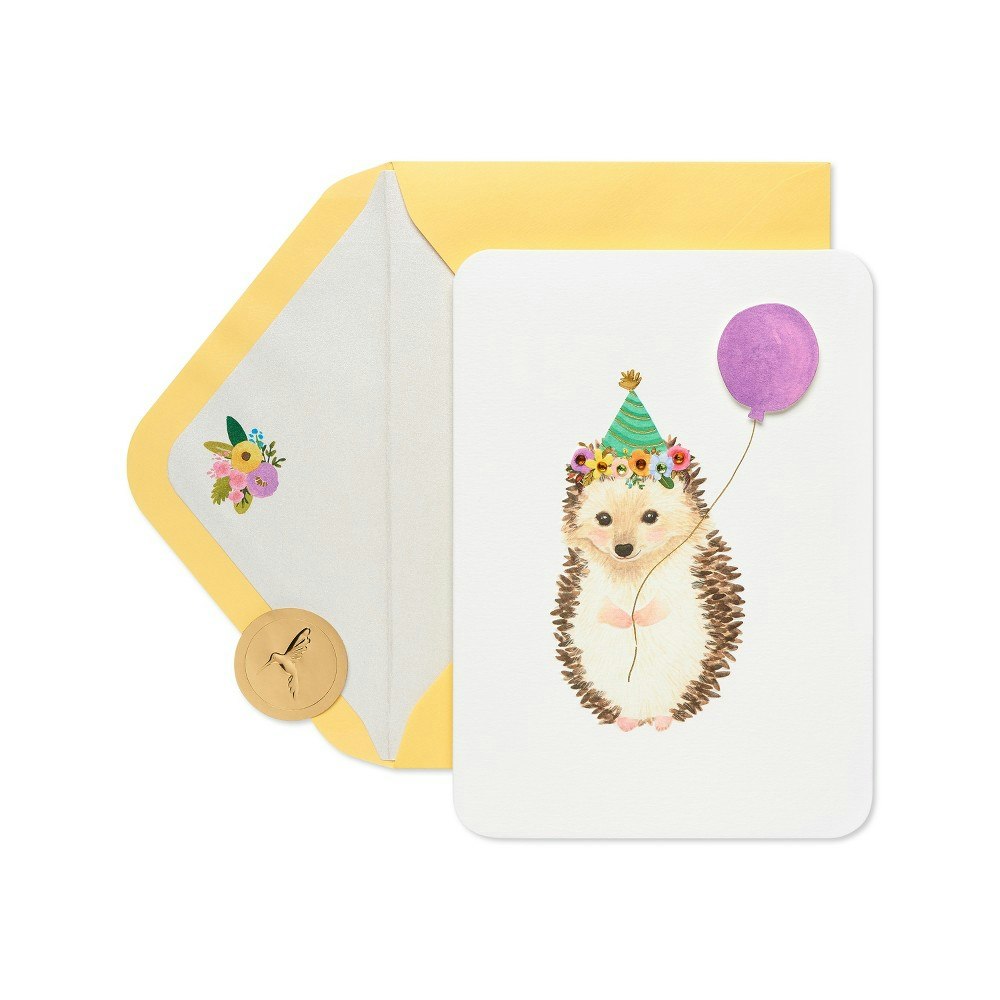 Papyrus Hedgehog Birthday Card: $8.50 Papyrus Hedgehog Birthday Card: $8.50