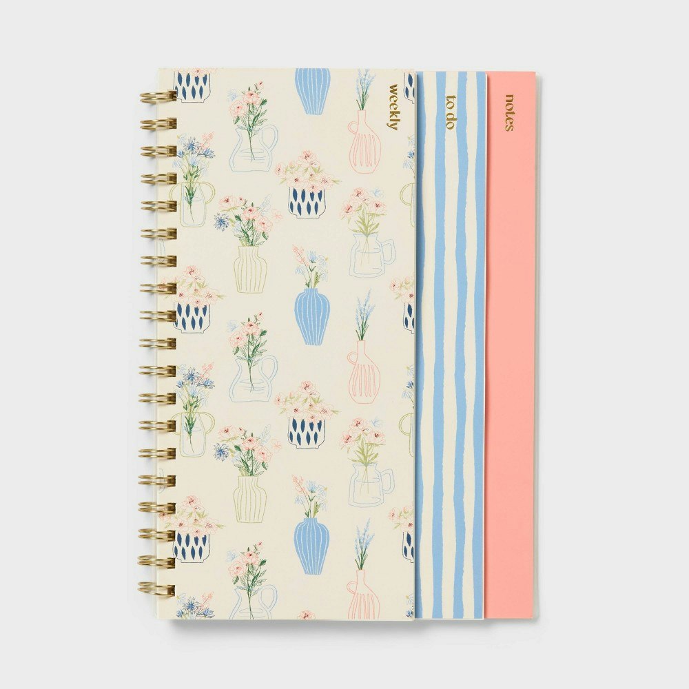 Up&Up 7"x10" 3-Tiered Planner Notebook: $6 Up&Up 7"x10" 3-Tiered Planner Notebook: $6