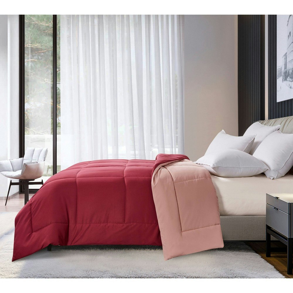 Blue Ridge Home Fashions Twin Reversible Microfiber Down Alternative Comforter: $29.99 Blue Ridge Home Fashions Twin Reversible Microfiber Down Alternative Comforter: $29.99