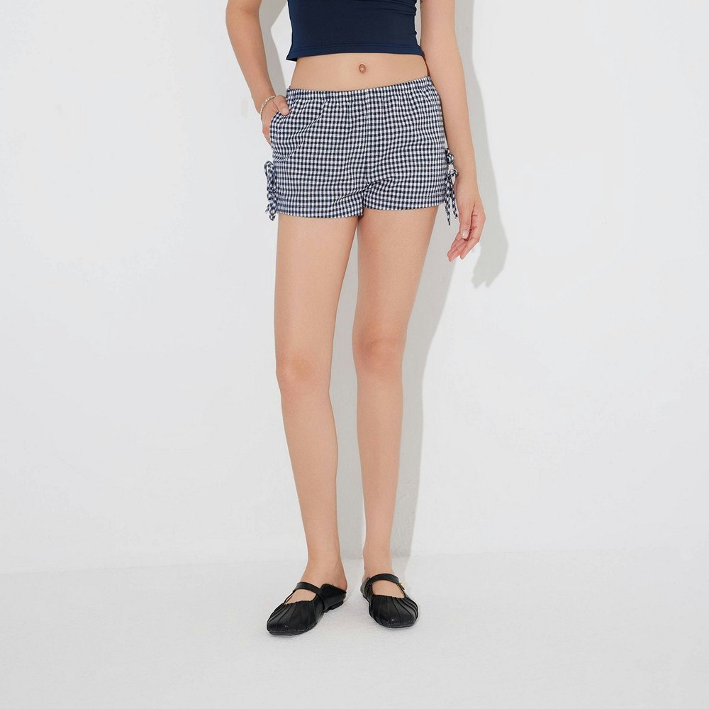 Women's Side-Tie Boxer Shorts: $31 Women's Side-Tie Boxer Shorts: $31