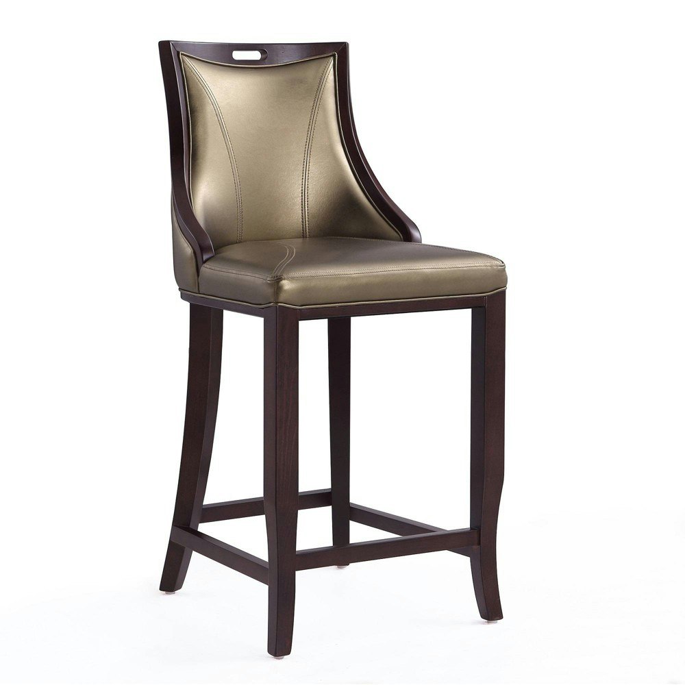 Emperor Upholstered Beech Wood Barstool: $316.99