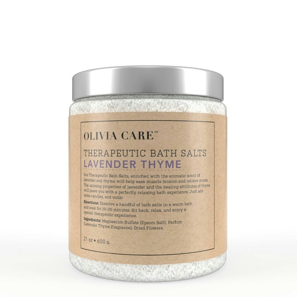 Olivia Care Lavender Thyme Bath Salt 21-oz.: $13.99 Olivia Care Lavender Thyme Bath Salt 21-oz.: $13.99