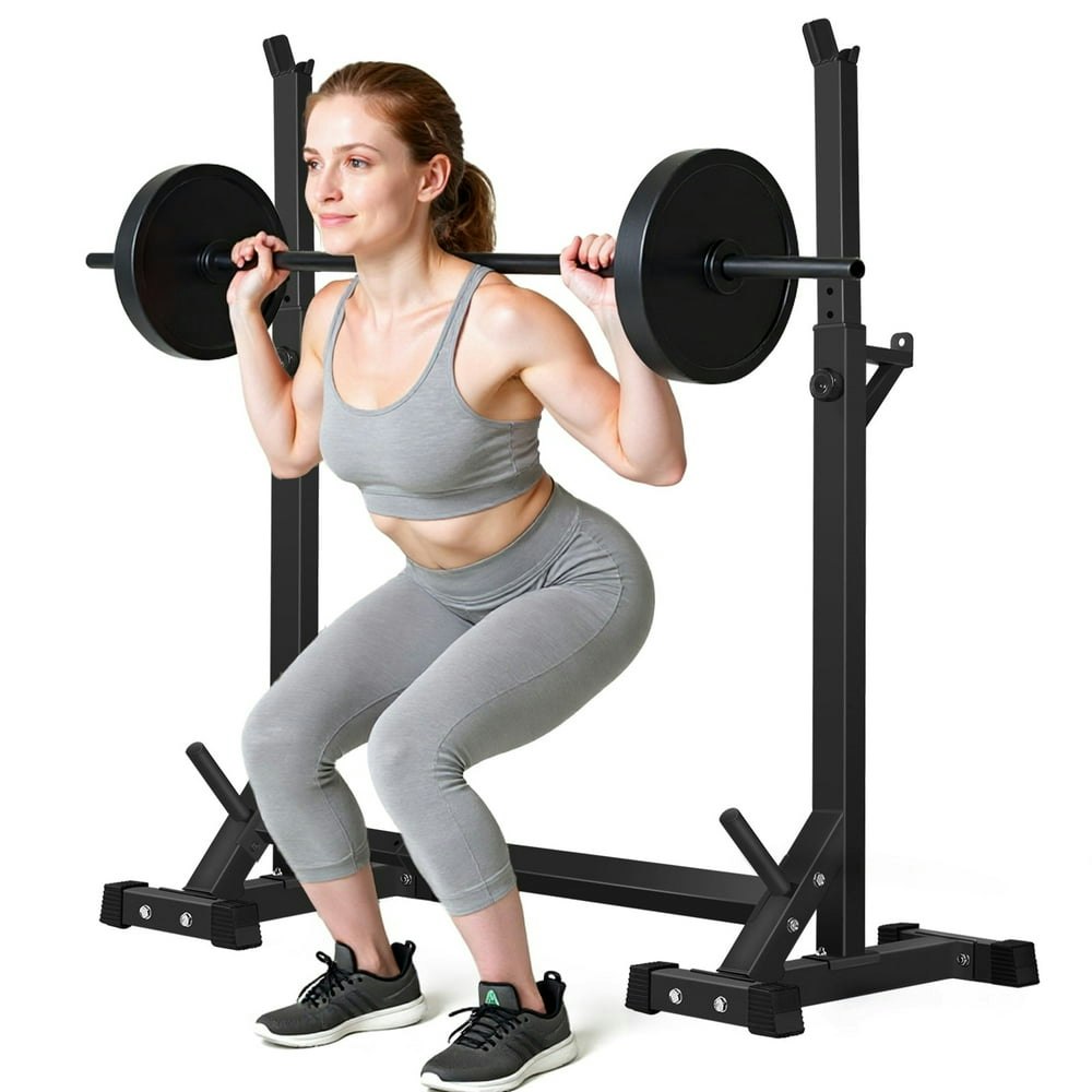 Primy 550-Pound Adjustable Squat and Bench Press Rack: $79.99 Primy 550-Pound Adjustable Squat and Bench Press Rack: $79.99