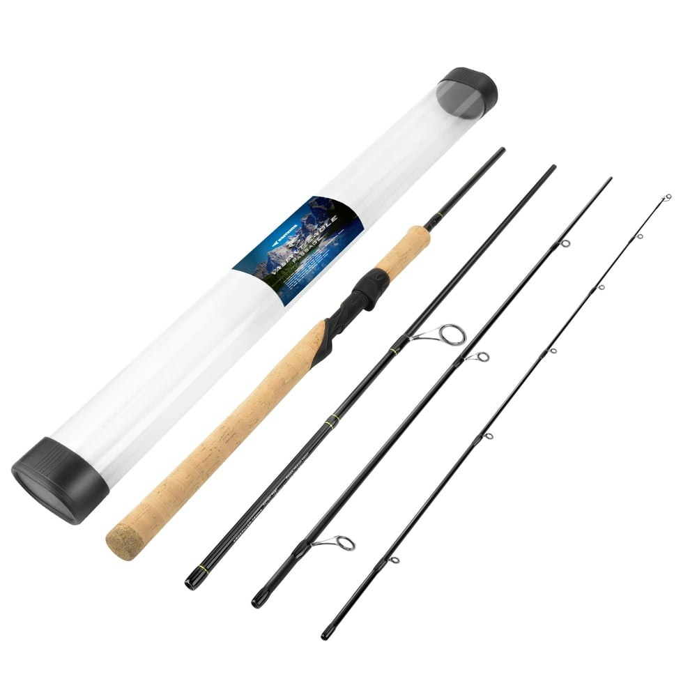 KastKing Valiant Eagle 4-Piece Travel Spinning Fishing Rod: $50.99 KastKing Valiant Eagle 4-Piece Travel Spinning Fishing Rod: $50.99