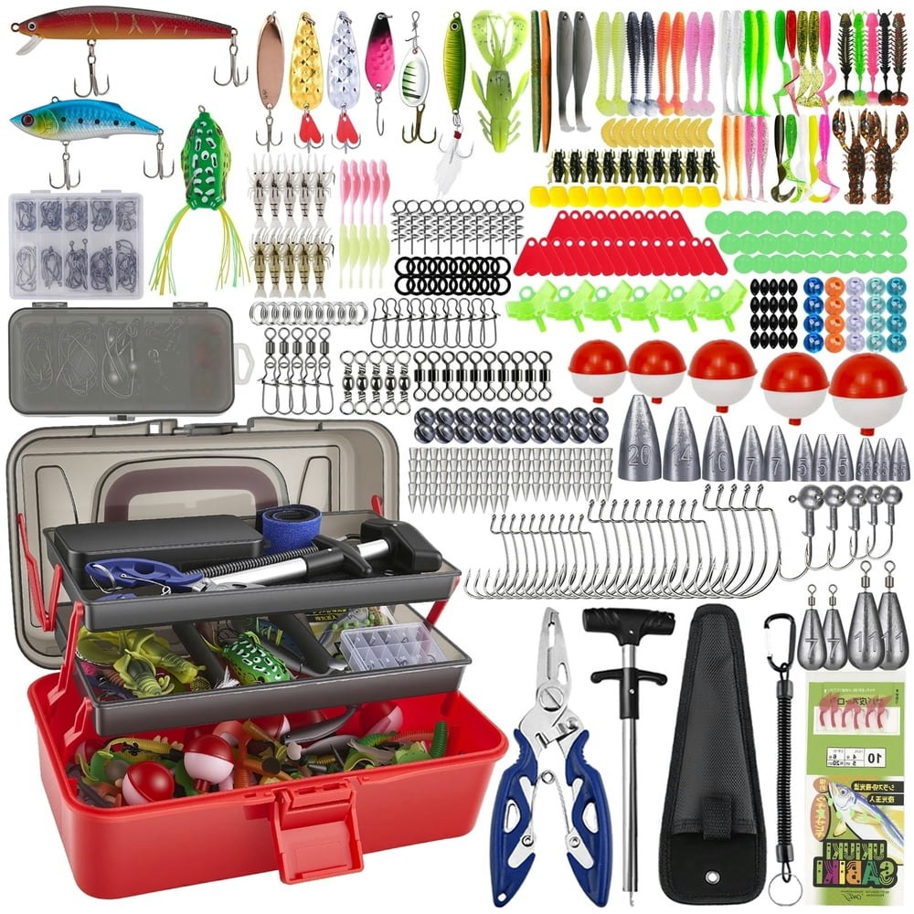 Ytaky 460-Piece Fishing Tackle Box Kit: $47.70 Ytaky 460-Piece Fishing Tackle Box Kit: $47.70