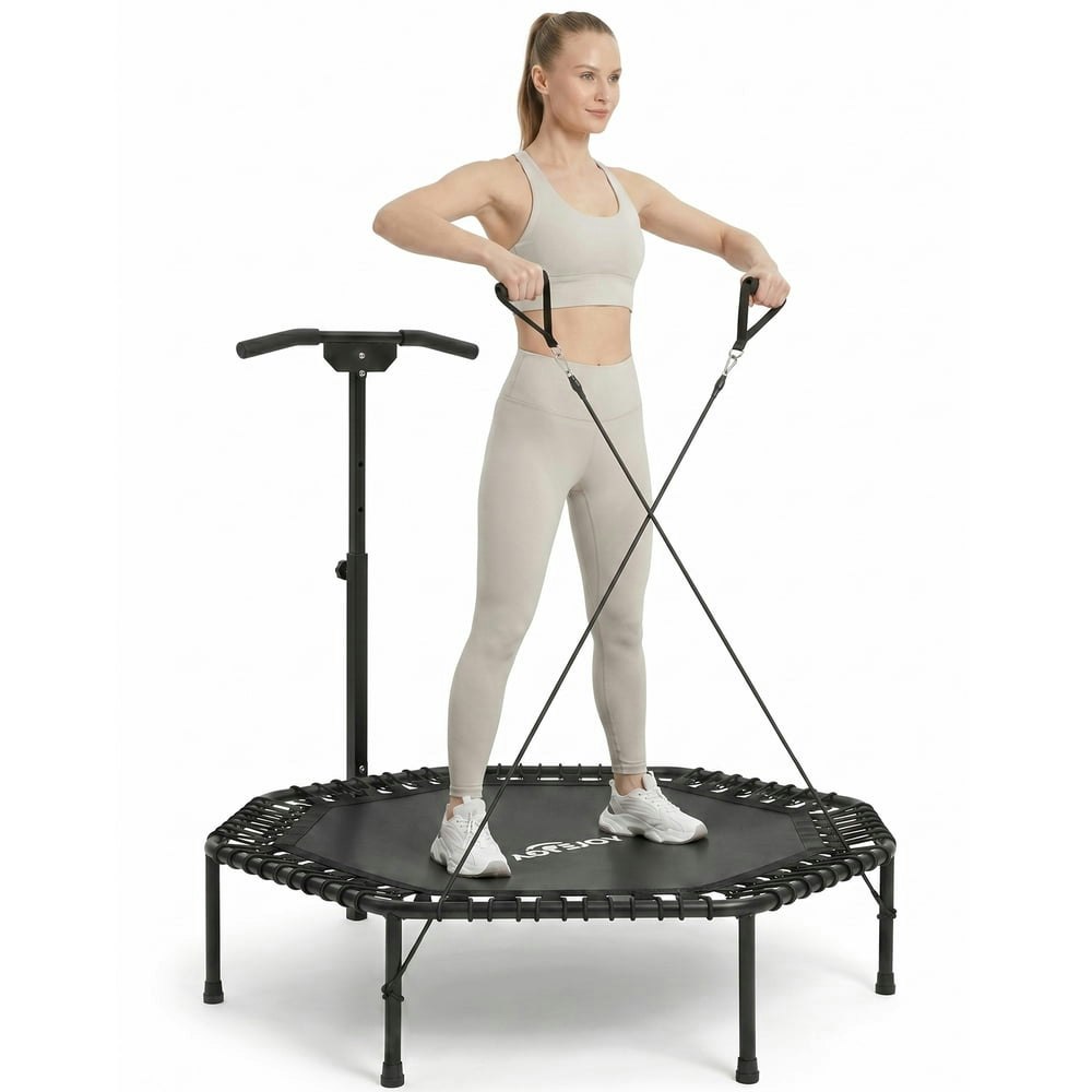 SaveJoy 50-Inch Fitness Trampoline: $85.99 SaveJoy 50-Inch Fitness Trampoline: $85.99