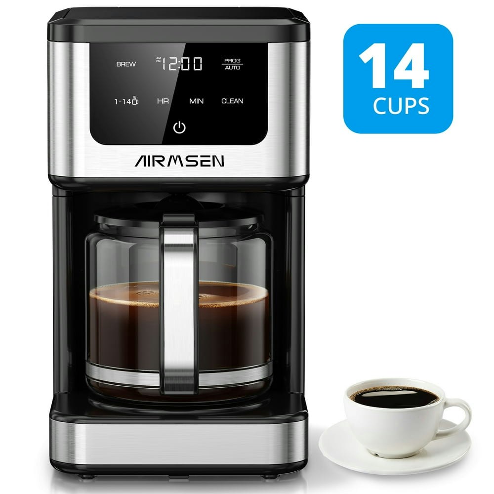 Airmsen 14-Cup Programmable Drip Coffee Maker: $49.99 Airmsen 14-Cup Programmable Drip Coffee Maker: $49.99