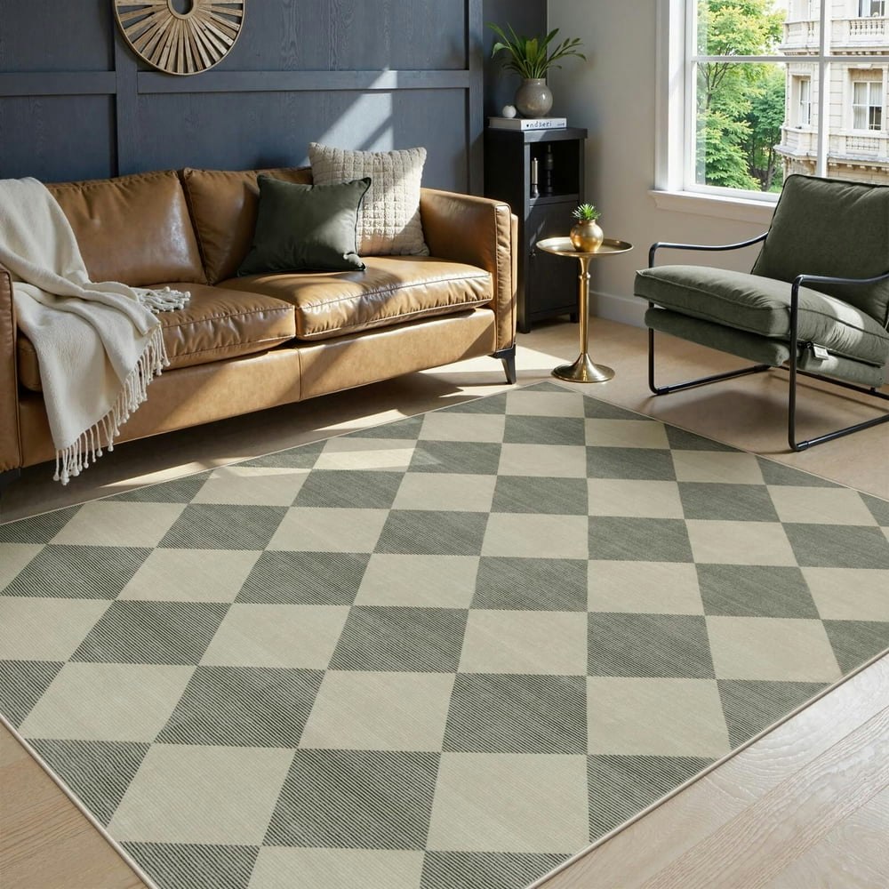 Lahome 5'x7' Modern Washable Area Rug: $44.99 Lahome 5'x7' Modern Washable Area Rug: $44.99