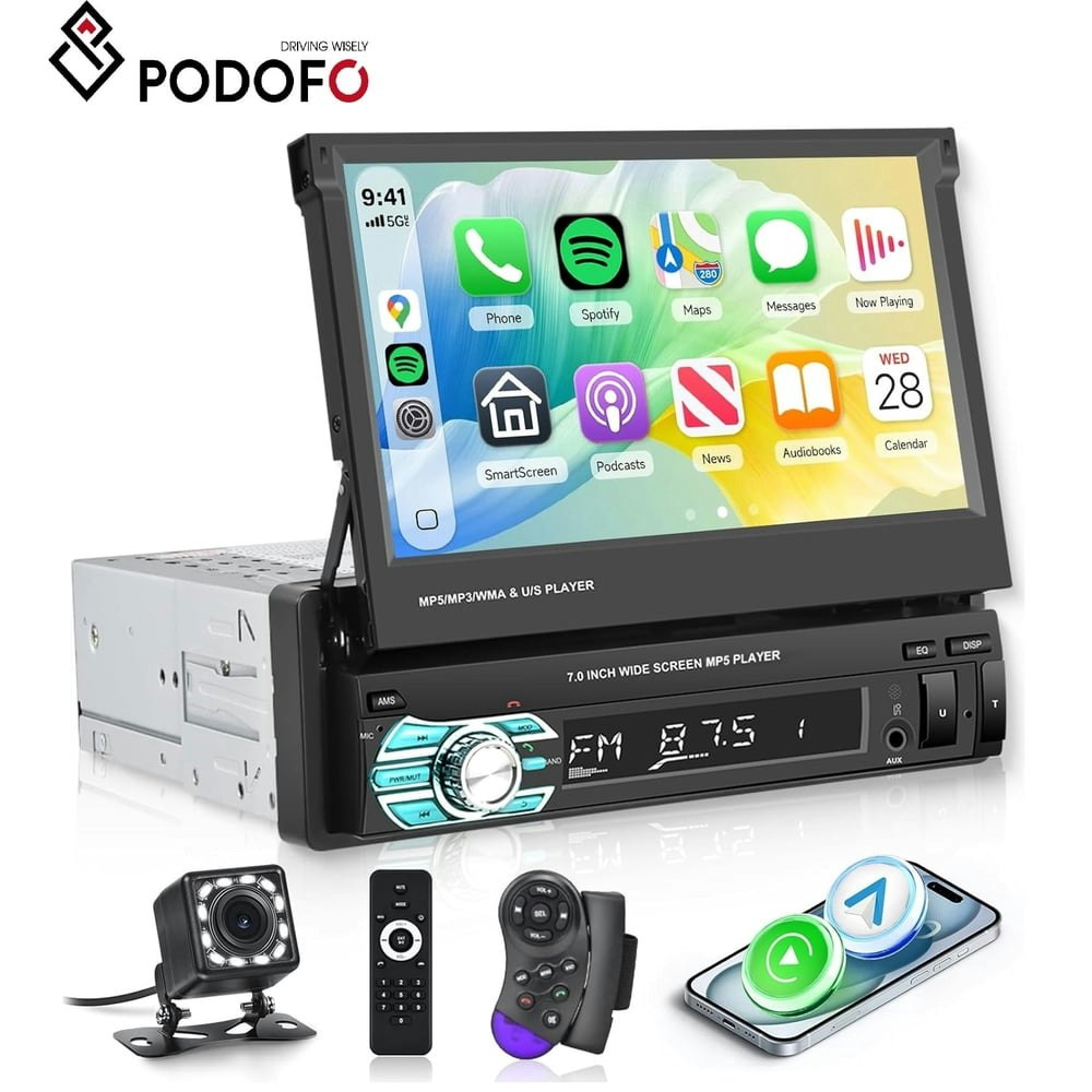Podofo 7-Inch Touchscreen Car Stereo: $59.99 Podofo 7-Inch Touchscreen Car Stereo: $59.99