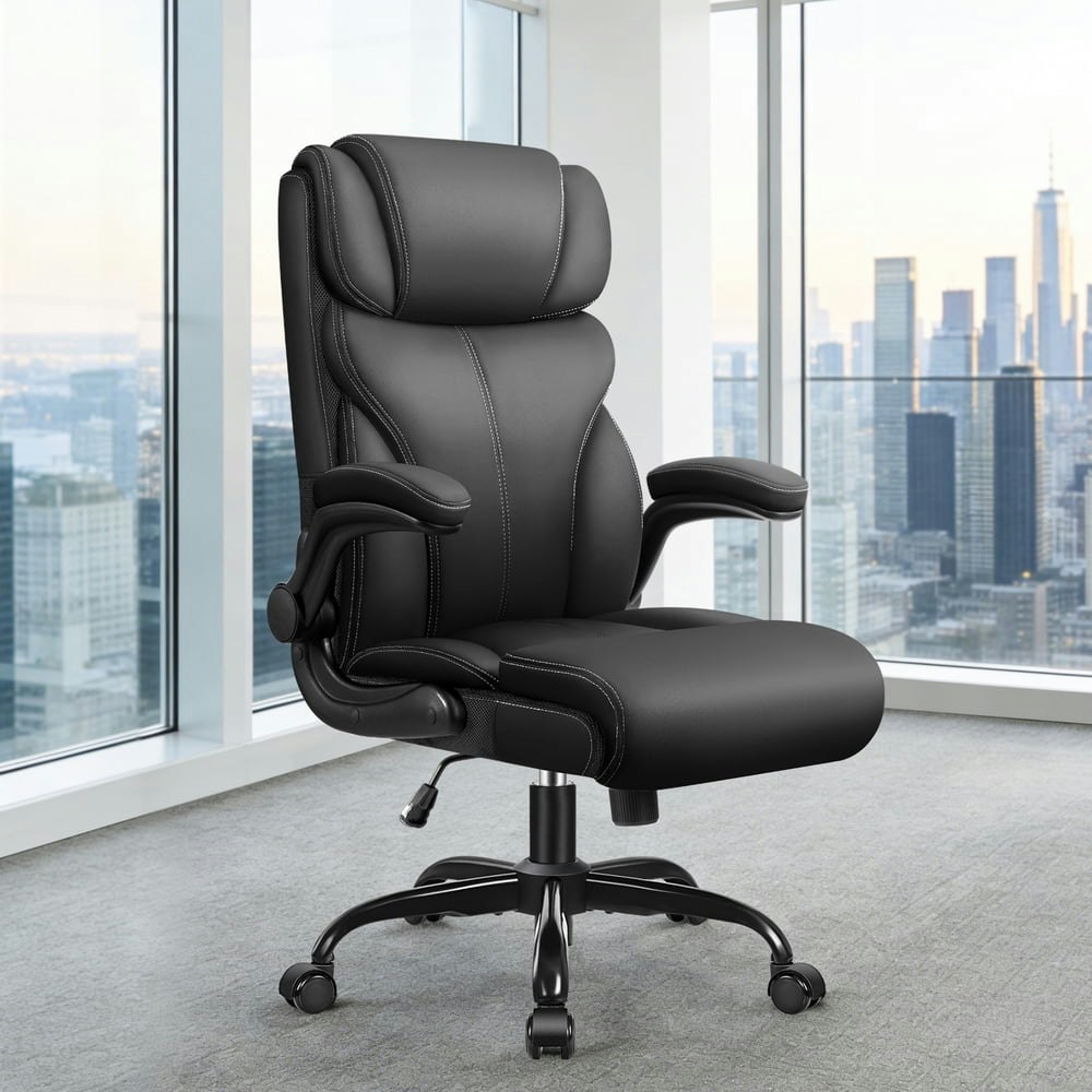 Athope Ergonomic Leather Executive Office Chair: $109.99 Athope Ergonomic Leather Executive Office Chair: $109.99