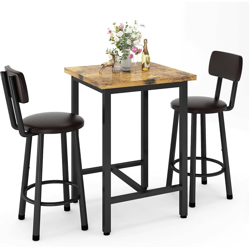 3-Piece Pub Dining Set with 24-inch Table and 2 Stools: $115.99 3-Piece Pub Dining Set with 24-inch Table and 2 Stools: $115.99