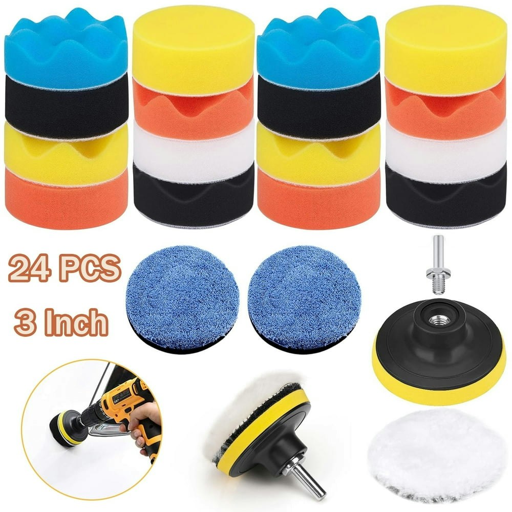 Cyrico 3-inch Buffing and Polishing Pad Kit 24-Piece: $13.99 Cyrico 3-inch Buffing and Polishing Pad Kit 24-Piece: $13.99