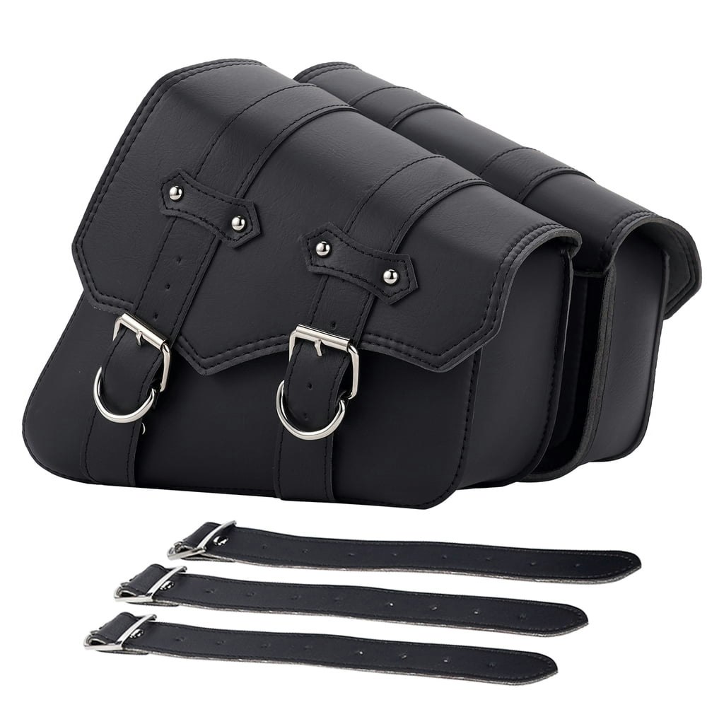 XiongXiong Universal Leather Motorcycle Saddlebags 1-Pair: $34.99 XiongXiong Universal Leather Motorcycle Saddlebags 1-Pair: $34.99