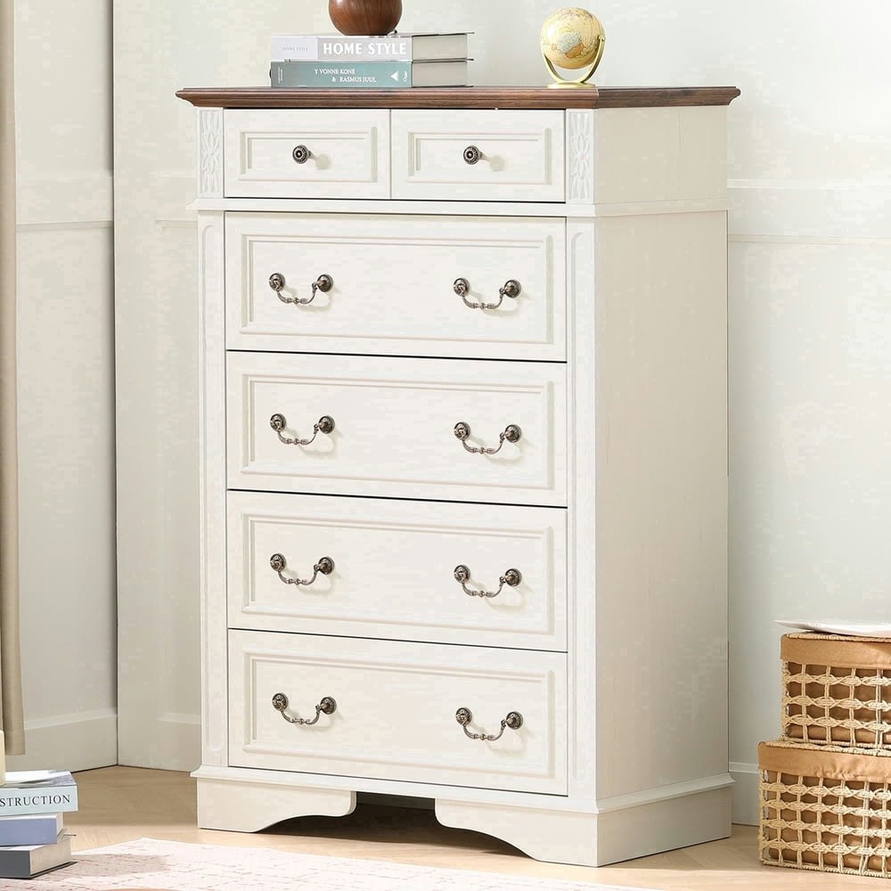 Fiakoa 48-Inch 6-Drawer Dresser: $188.99 Fiakoa 48-Inch 6-Drawer Dresser: $188.99
