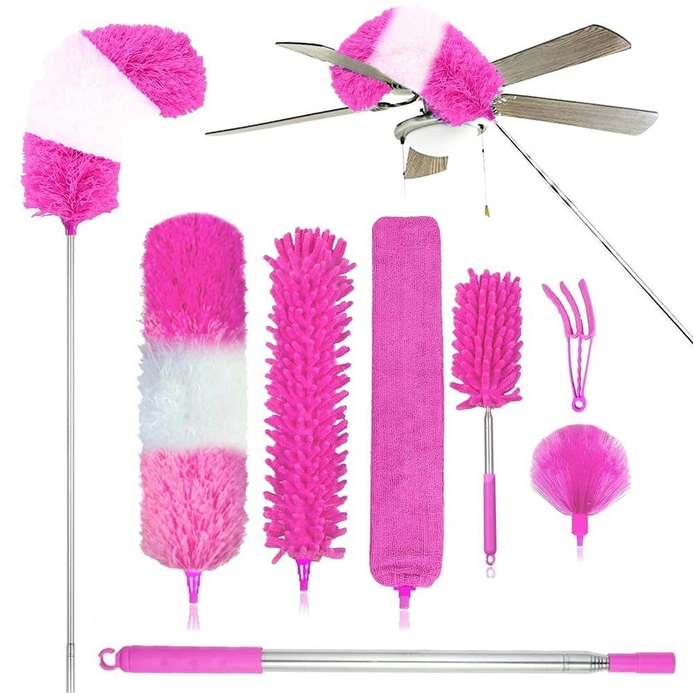 Microfiber Duster with Extension Pole 7-Piece Kit: $17.99 Microfiber Duster with Extension Pole 7-Piece Kit: $17.99