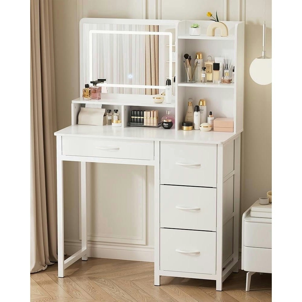 Kitsure Makeup Vanity with Mirror and Lights: $109.99 Kitsure Makeup Vanity with Mirror and Lights: $109.99