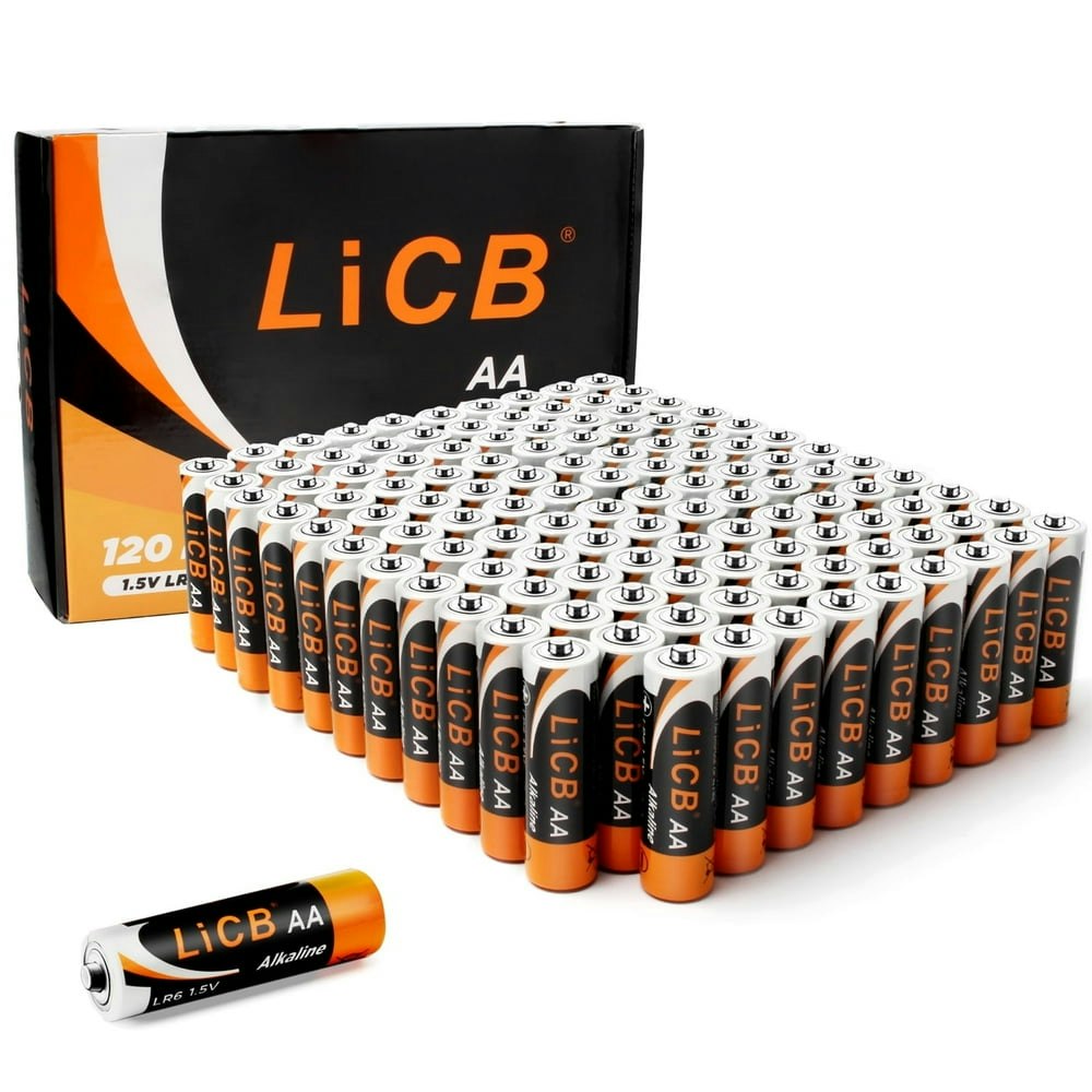 LiCB AA Alkaline Batteries 120-Pack: $31.59 LiCB AA Alkaline Batteries 120-Pack: $31.59