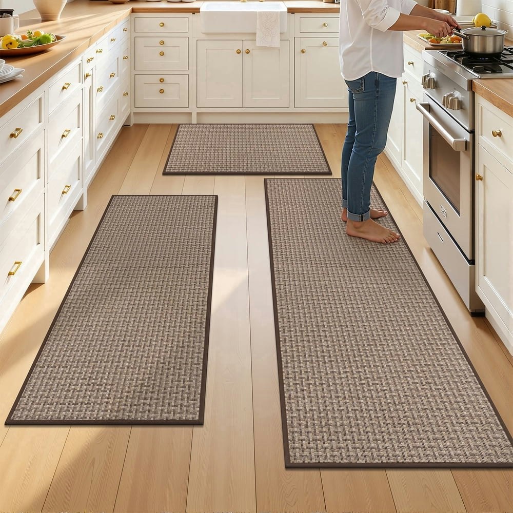 Vaukki Woven Kitchen Mat 3-Piece Set: $37.99 Vaukki Woven Kitchen Mat 3-Piece Set: $37.99