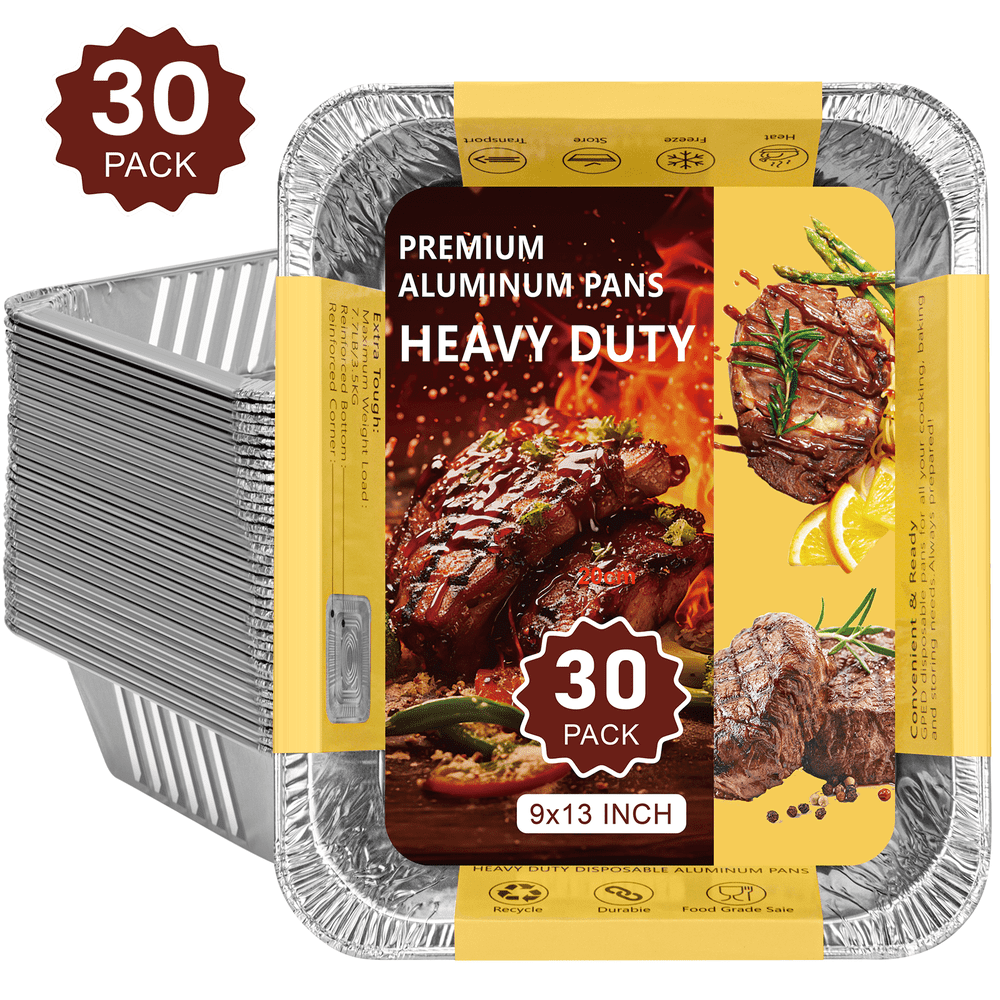 GPED 9x13 Heavy Duty Disposable Aluminum Foil Pans 30-Pack: $22.86 GPED 9x13 Heavy Duty Disposable Aluminum Foil Pans 30-Pack: $22.86