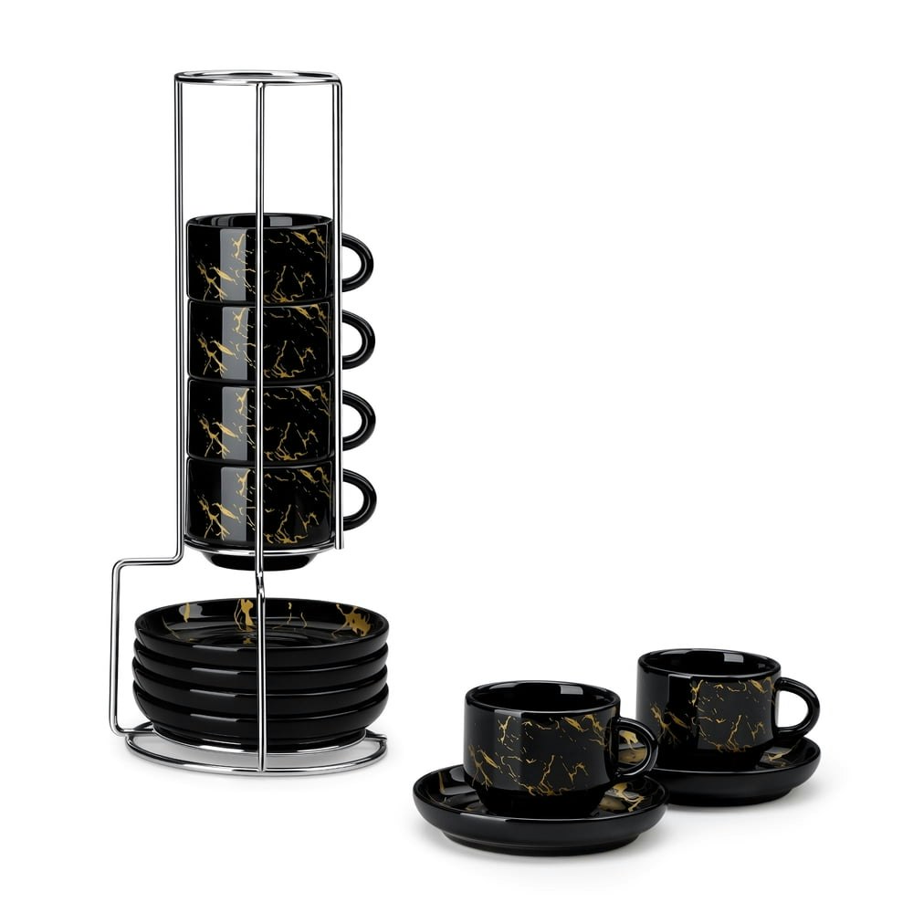 Vancasso 2.5-oz. Ceramic Espresso Cup and Saucer 6-Piece Set: $21.99 Vancasso 2.5-oz. Ceramic Espresso Cup and Saucer 6-Piece Set: $21.99