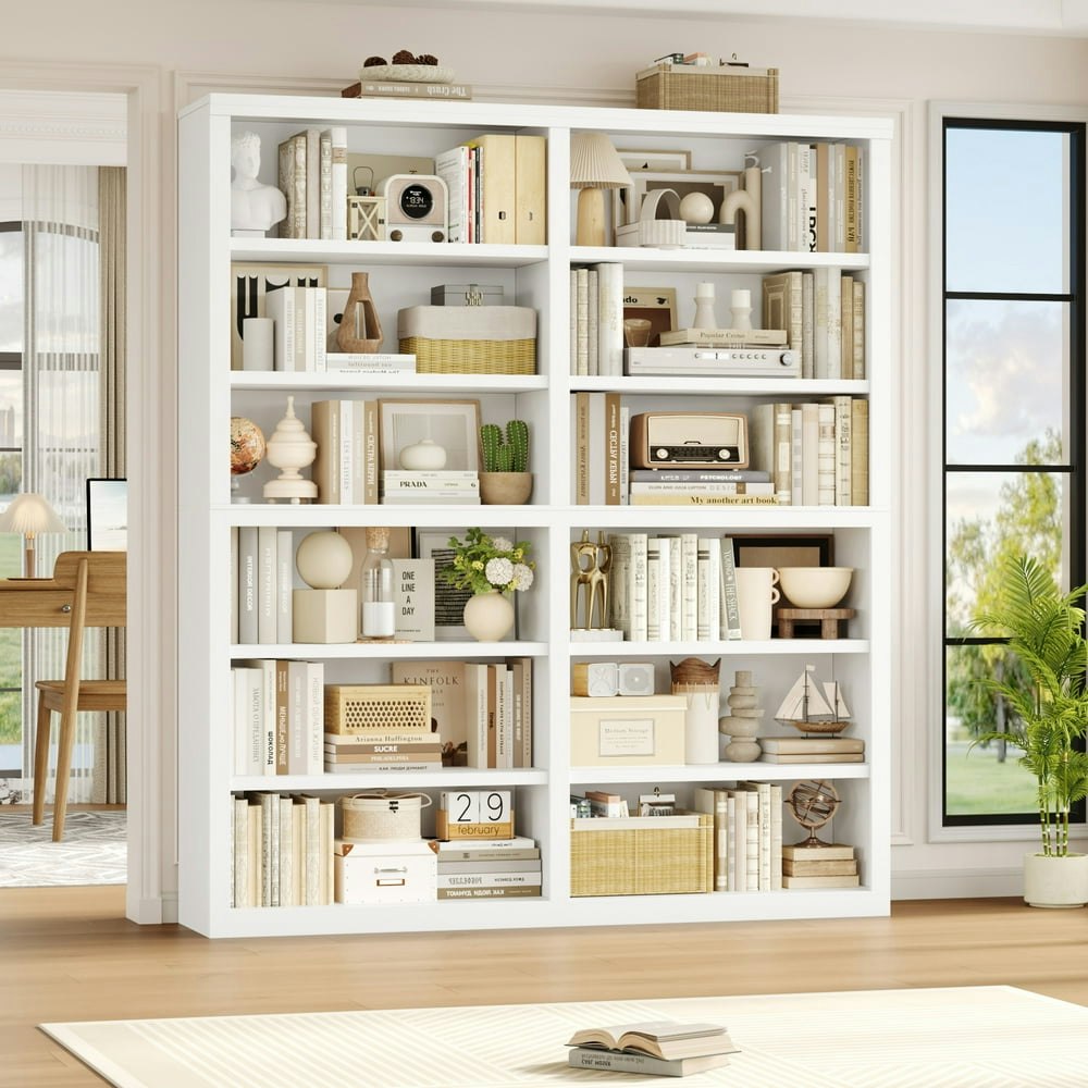Hiphuta 63-Inch 6-Tier Large Bookshelf: $179.99 Hiphuta 63-Inch 6-Tier Large Bookshelf: $179.99