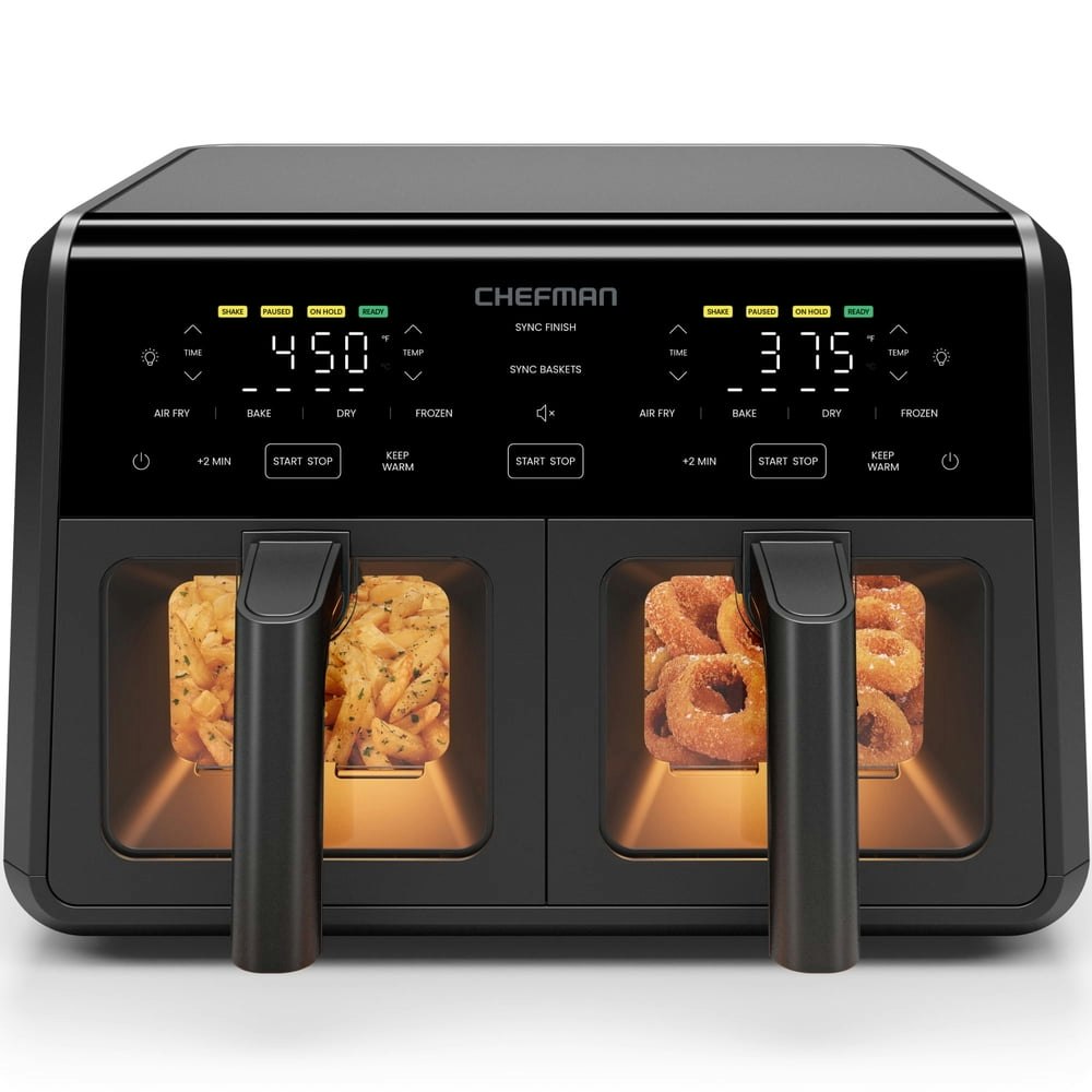 Chefman 9-Quart TurboFry Dual Basket Air Fryer: $119.99