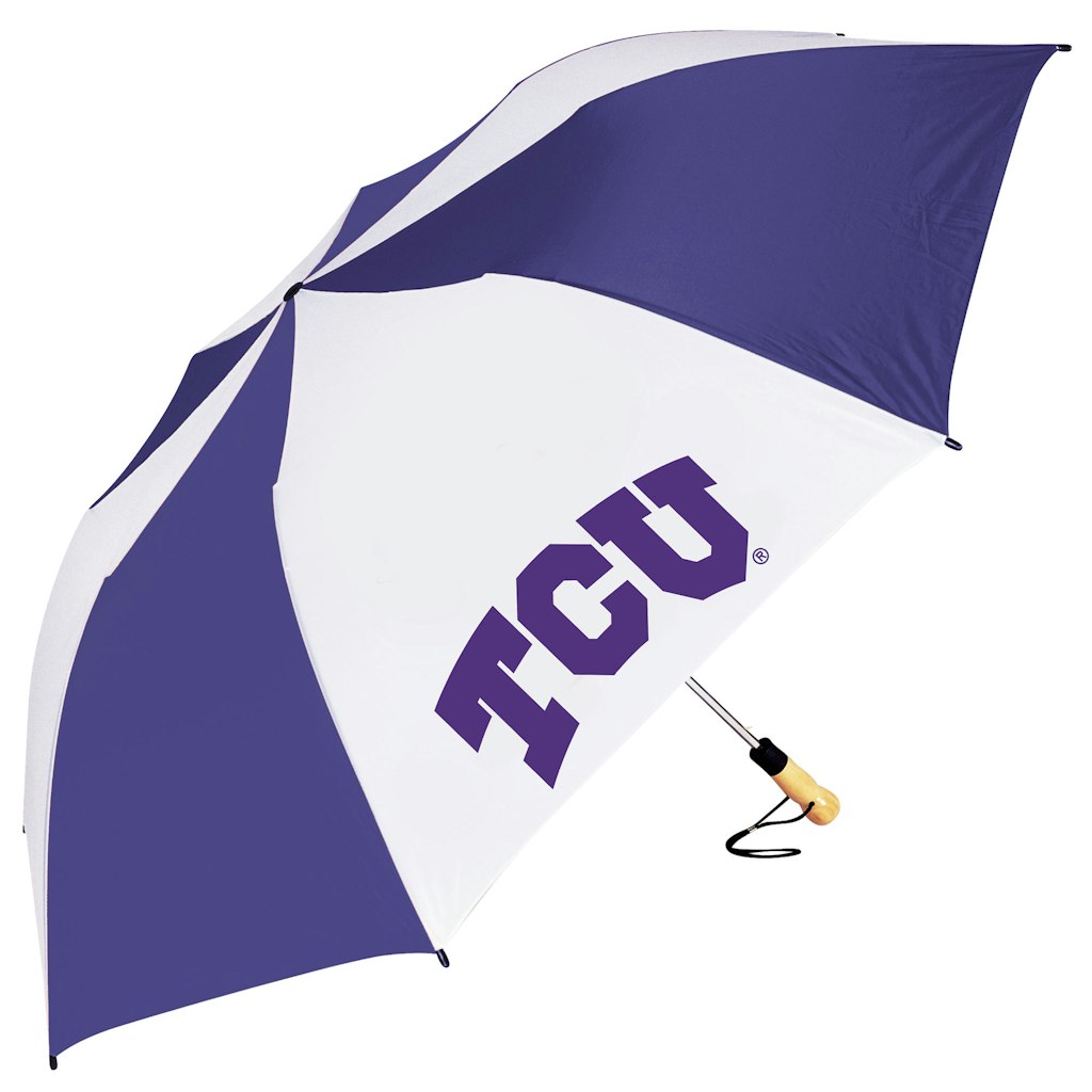 TCU Horned Frogs 58-inch Auto-Open Folding Umbrella: $44.99 TCU Horned Frogs 58-inch Auto-Open Folding Umbrella: $44.99