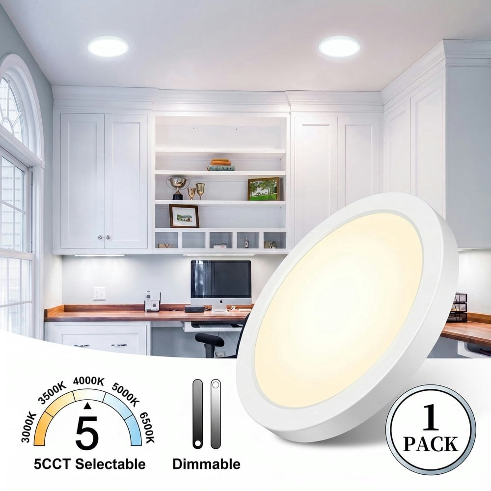7-Inch LED Flush Mount Ceiling Light: $9.99 7-Inch LED Flush Mount Ceiling Light: $9.99
