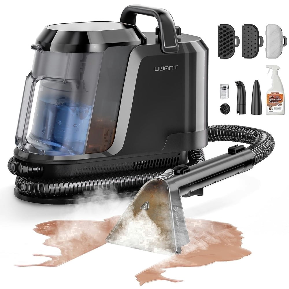 Uwant Portable Steam and Heating Carpet and Upholstery Cleaner: $128.99 Uwant Portable Steam and Heating Carpet and Upholstery Cleaner: $128.99