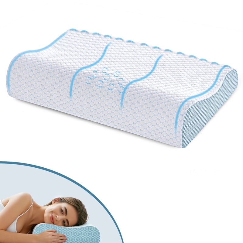 Ergonomic Memory Foam Cervical Neck Pillow: $19.99 Ergonomic Memory Foam Cervical Neck Pillow: $19.99