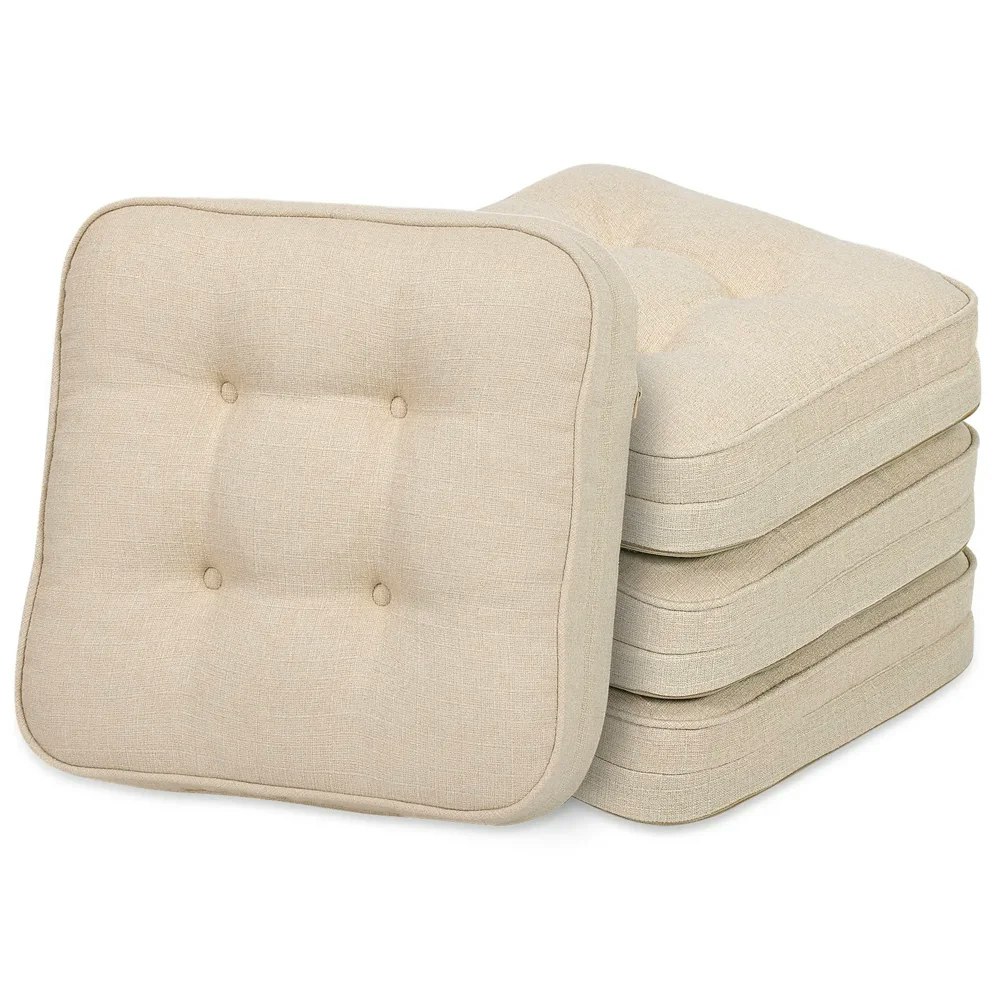 Baibu 16" x 16" Memory Foam Chair Cushions 4-Pack: $44.99 Baibu 16" x 16" Memory Foam Chair Cushions 4-Pack: $44.99