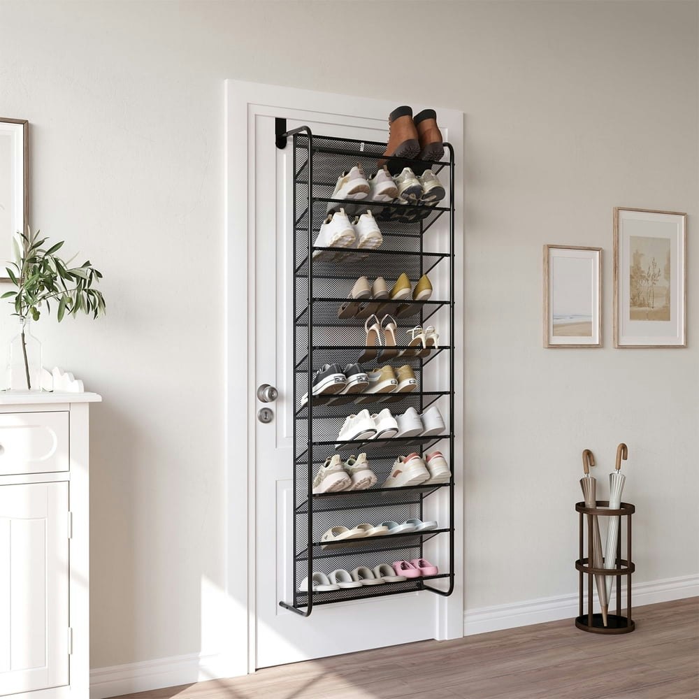 Sindcom 10-Tier Over-the-Door Shoe Rack: $45.78