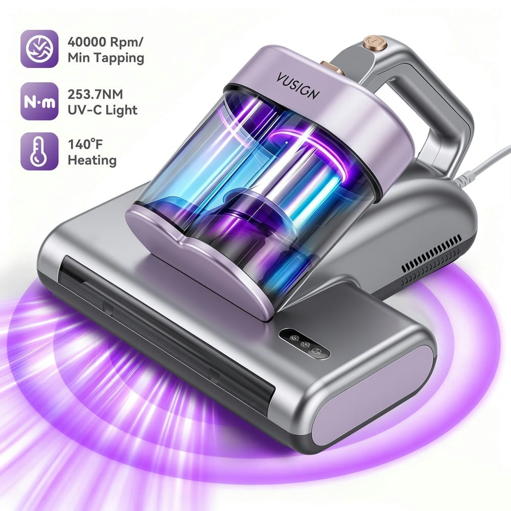 Vusign 16kPa UV-C Mattress Vacuum Cleaner: $43.99 Vusign 16kPa UV-C Mattress Vacuum Cleaner: $43.99