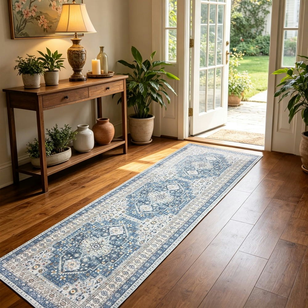 Arjincute 2'x8' Boho Vintage Distressed Runner Rug: $28.99