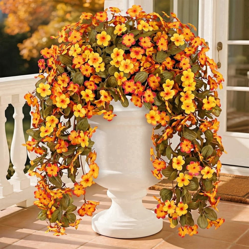 AcerichFad Artificial Fall Hanging Flowers 2-Pack: $18.99 AcerichFad Artificial Fall Hanging Flowers 2-Pack: $18.99