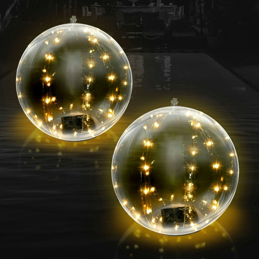 Greatcool 14-inch Solar-Powered LED Floating Pool Lights 2-Pack: $29.99 Greatcool 14-inch Solar-Powered LED Floating Pool Lights 2-Pack: $29.99
