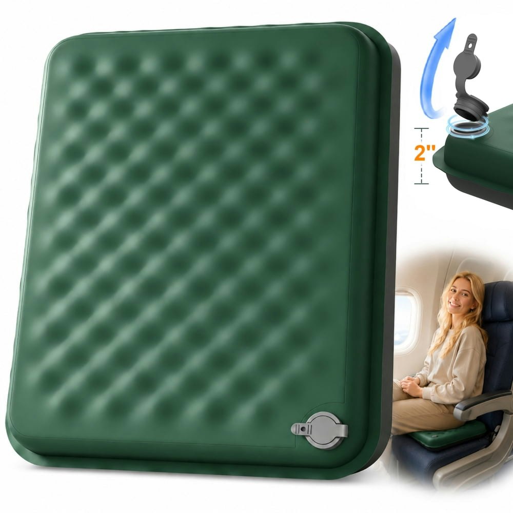 Nocoex 2-Inch Inflatable Memory Foam Seat Cushion: $19.79 Nocoex 2-Inch Inflatable Memory Foam Seat Cushion: $19.79