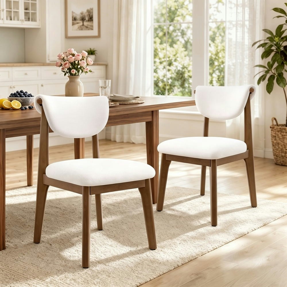 Coolhut Upholstered Wooden Dining Chairs 2-Pack: $129.99