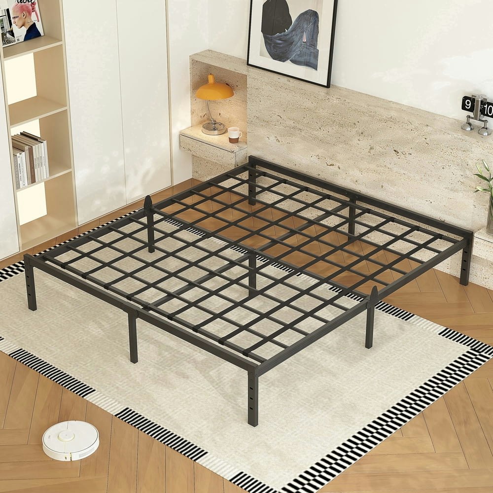 Auroral Zone Queen Metal Platform Bed Frame: $62 Auroral Zone Queen Metal Platform Bed Frame: $62