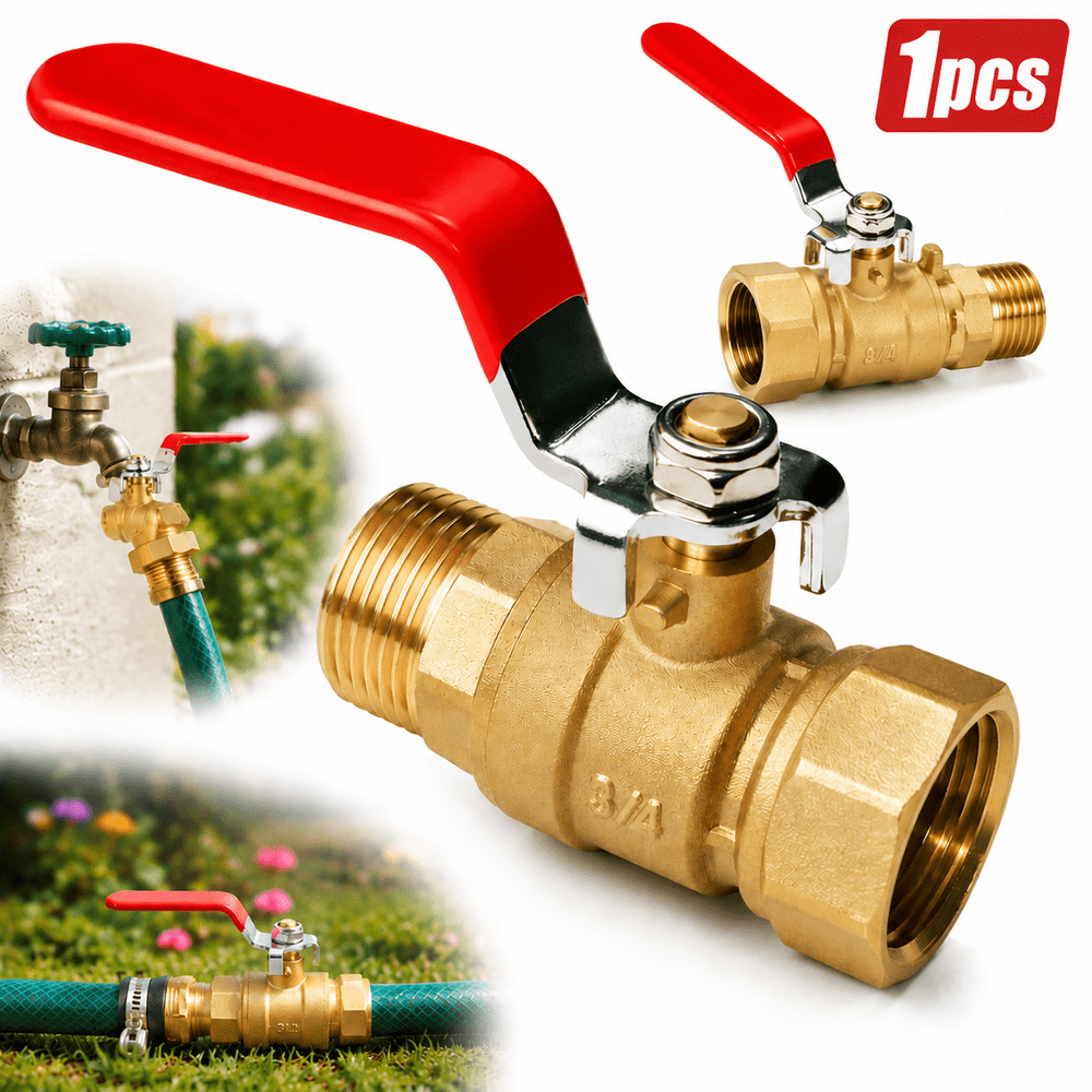 3/4-Inch Brass Garden Hose Shut-Off Valve: $10.99 3/4-Inch Brass Garden Hose Shut-Off Valve: $10.99