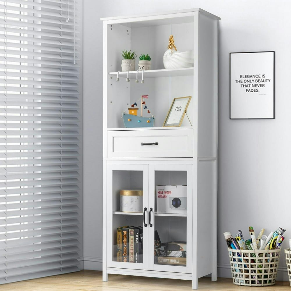Ktaxon 2-Shelf Bookcase with Doors: $89.99 Ktaxon 2-Shelf Bookcase with Doors: $89.99