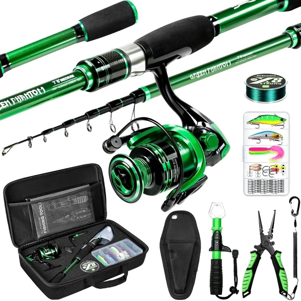 Ghosthorn Telescoping Fishing Rod and Reel Combo: $61.99 Ghosthorn Telescoping Fishing Rod and Reel Combo: $61.99