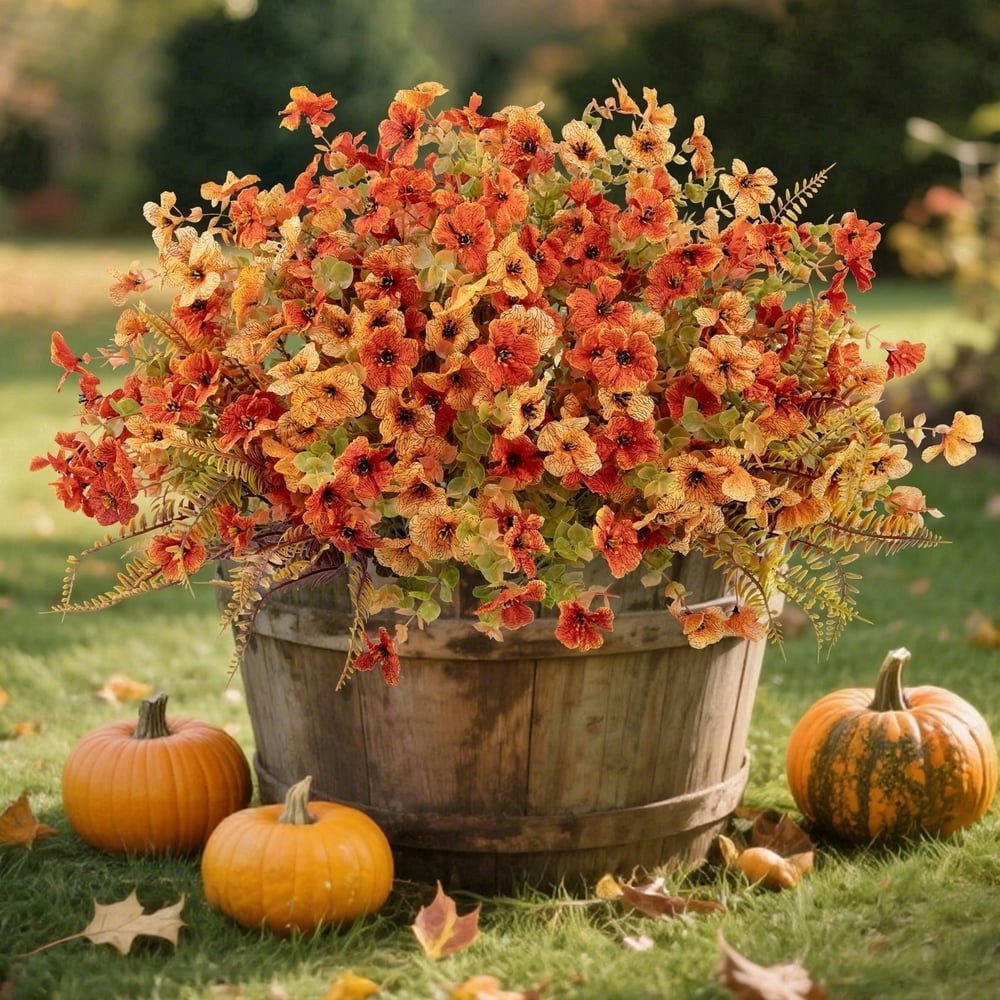 Scidweet Artificial Fall Flowers 18-Bundle Set: $19.99 Scidweet Artificial Fall Flowers 18-Bundle Set: $19.99
