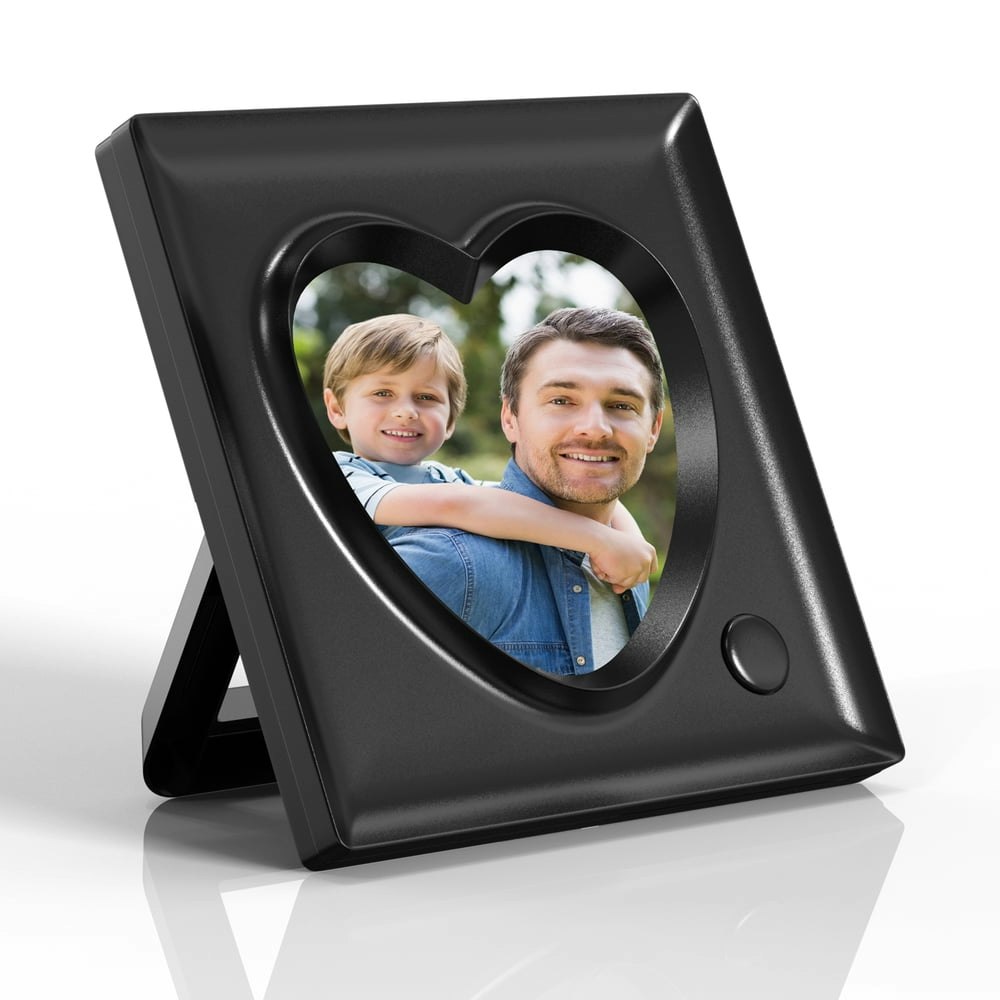 Kwanwa 3.9\" x 3.9\" Heart-Shaped Recordable Picture Frame: $15.02 Kwanwa 3.9\" x 3.9\" Heart-Shaped Recordable Picture Frame: $15.02