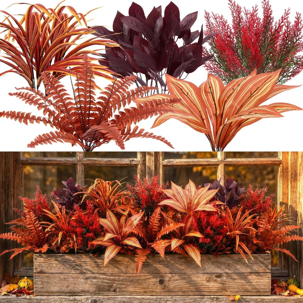 Scidweet Artificial Fall Plants 8-Pack: $19.99 Scidweet Artificial Fall Plants 8-Pack: $19.99