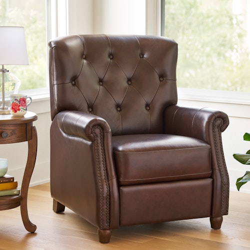 The Pioneer Woman Harper Leather Recliner for $125 + free shipping