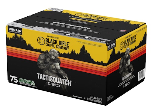 Black Rifle Coffee Company Tactisquatch K-Cup 75-Pack for $17 + free shipping w/ $35